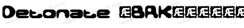 Detonate (BRK)字体转换